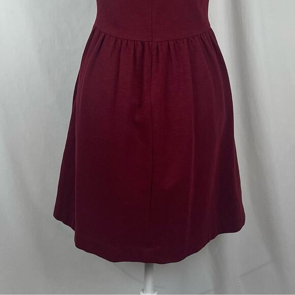 J Crew Brick Red Fit & Flare Career Office To Date Night  Dress Size XS - Picture 7 of 12
